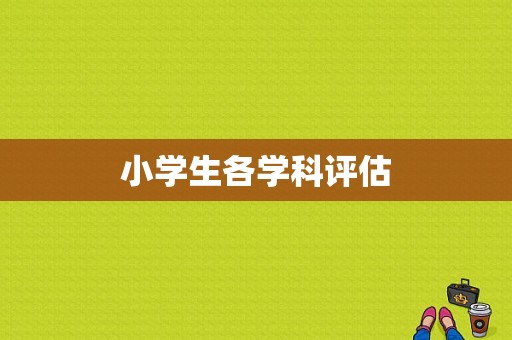 小学生各学科评估